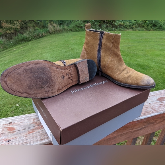 Johnston & Murphy Shoes Johnston And Murphy Chelsea Boots Poshmark